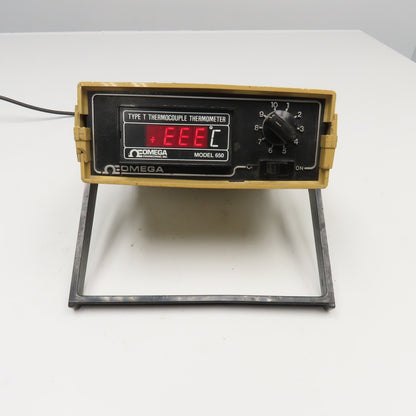Omega 650TF-X-DSS Type T Thermocouple Thermometer 115V Celcius Degrees