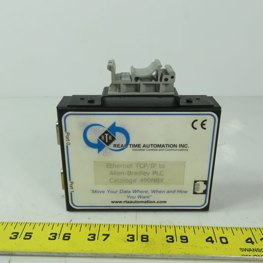 RTA 490NBX Ethernet TCP/IP to Allen-Bradley PLC