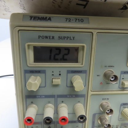 Tenma 72-710 Bench Test Center Digital Multimeter 115V W/ Manual