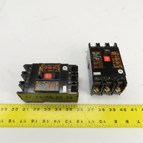 Fuji EA53B 50A Auto Breaker 690V Lot Of 2