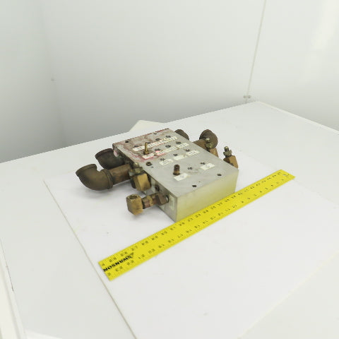 26 Port Aluminum Body Pneumatic Supply Manifold 1/4", 3/8", 1-1/4" NPT