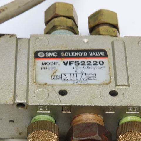 SMC VFS2220 5/2 Way Pneumatic Solenoid Directional Valve 120V