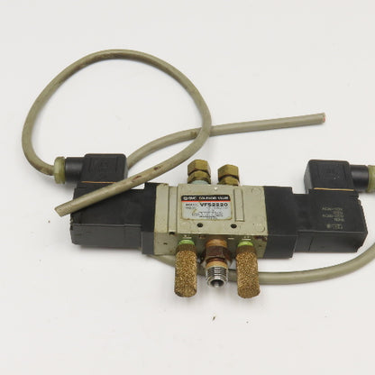 SMC VFS2220 5/2 Way Pneumatic Solenoid Directional Valve 120V