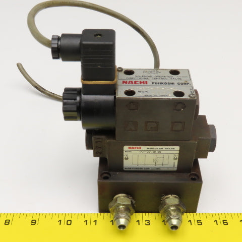 Nachi SLD-G01-A3X-C1-11 OPC-G01-B1-20 2 Way Solenoid Modulator Valve 110V Coil
