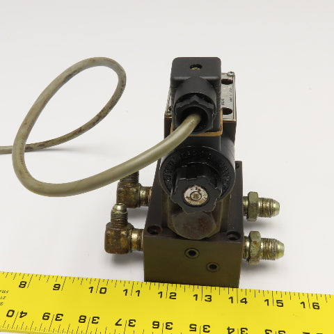 Nachi SLD-G01-A3X-C1-11 OPC-G01-B1-20 2 Way Solenoid Modulator Valve 110V Coil