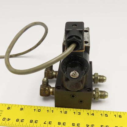 Nachi SLD-G01-A3X-C1-11 OPC-G01-B1-20 2 Way Solenoid Modulator Valve 110V Coil