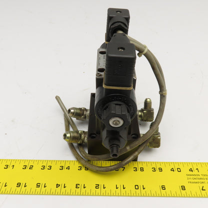 Nachi SLD-G01-C5-C1-11 OCY-G01-W-Y-20 5/3 Way Closed Center Modular Valve 110V