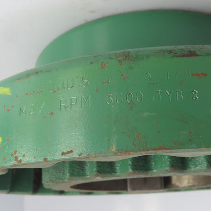 TB Woods 11S Sleeve Coupling Spacer Flange 3.875" Bore 3600RPM 8-5/8" OD