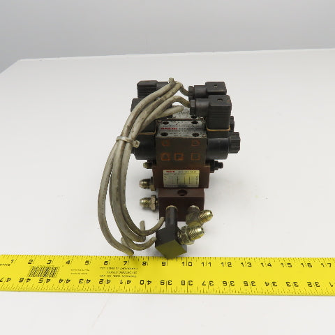 Nachi SLD-G01-C5-C1-11 OY-G01-T-20 5/3 Way Closed Center Directional Valve Check