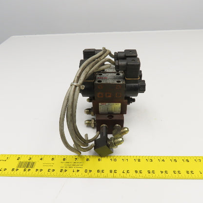 Nachi SLD-G01-C5-C1-11 OY-G01-T-20 5/3 Way Closed Center Directional Valve Check