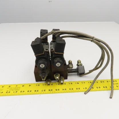 Nachi SLD-G01-C5-C1-11 OY-G01-T-20 5/3 Way Closed Center Directional Valve Check