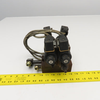 Nachi SLD-G01-C5-C1-11 OY-G01-T-20 5/3 Way Closed Center Directional Valve Check