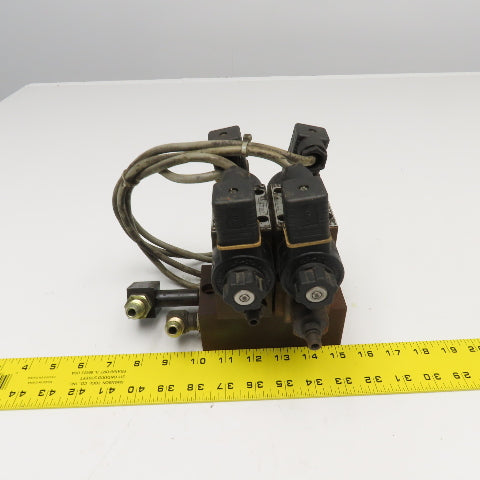 Nachi SLD-G01-C5-C1-11 OY-G01-T-20 5/3 Way Closed Center Directional Valve Check