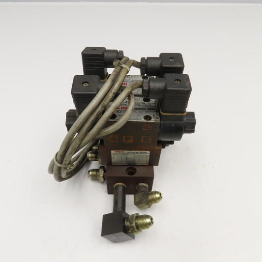 Nachi SLD-G01-C5-C1-11 OY-G01-T-20 5/3 Way Closed Center Directional Valve Check