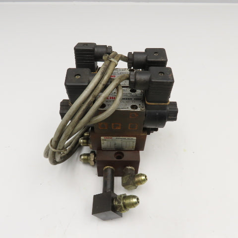 Nachi SLD-G01-C5-C1-11 OY-G01-T-20 5/3 Way Closed Center Directional Valve Check