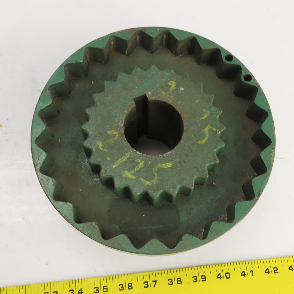TB Woods 11C Sleeve Coupling Spacer Flange 2.125" 1-1/8" Bore 3600RPM