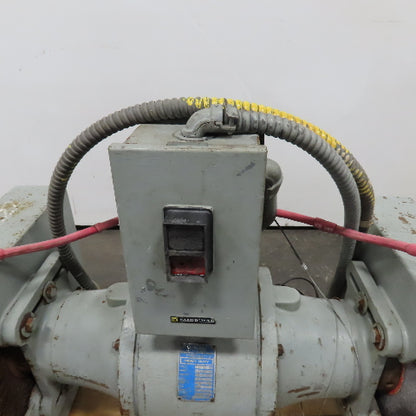 Cincinnati GPTB Model 103 12" Dual Side Bench Grinder 2HP 220V 3Ph 1800RPM