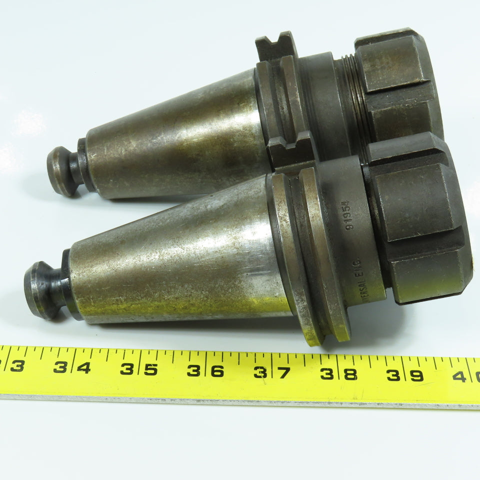 Universal Engineering 91954 CAT45 Collet Tool Holder W/Retention Knob Lot of 2