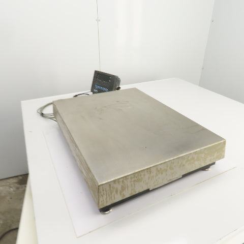 Rice Lake BM1824-200 Stainless Steel Bench Scale 200LB Cap GSE 350 Indicator 1PH