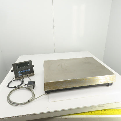 Rice Lake BM1824-200 Stainless Steel Bench Scale 200LB Cap GSE 350 Indicator 1PH