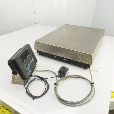 Rice Lake BM1824-200 Stainless Steel Bench Scale 200LB Cap GSE 350 Indicator 1PH