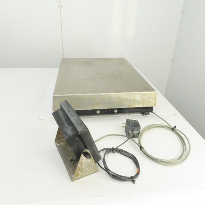 Rice Lake BM1824-200 Stainless Steel Bench Scale 200LB Cap GSE 350 Indicator 1PH