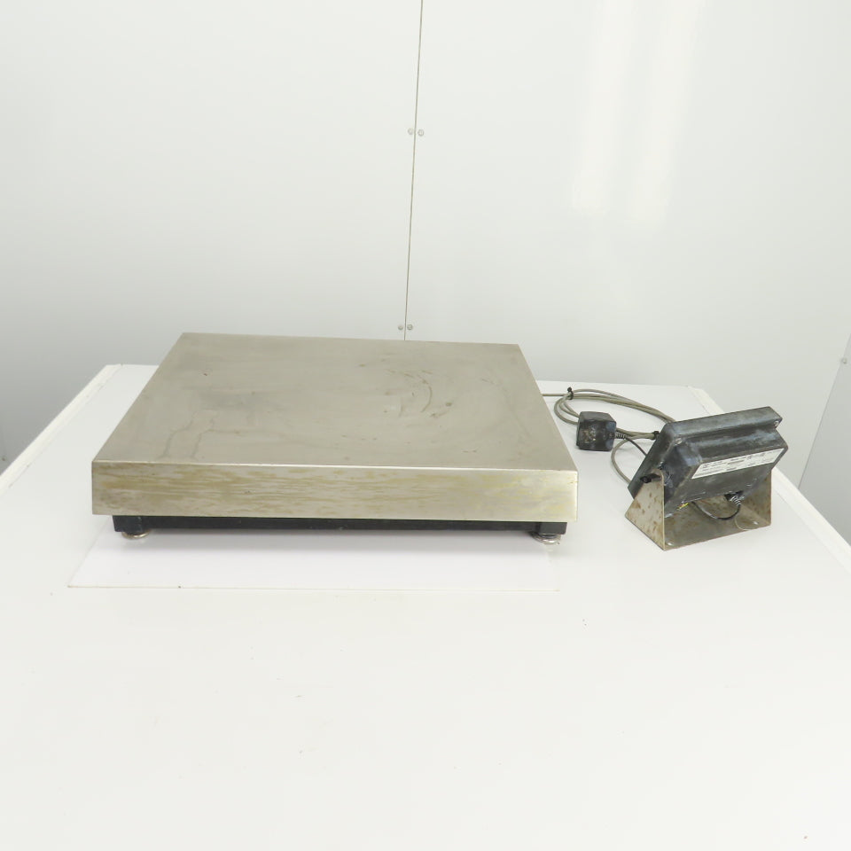 Rice Lake BM1824-200 Stainless Steel Bench Scale 200LB Cap GSE 350 Indicator 1PH