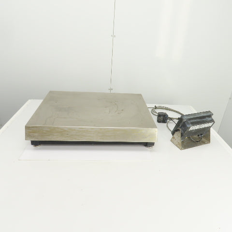 Rice Lake BM1824-200 Stainless Steel Bench Scale 200LB Cap GSE 350 Indicator 1PH