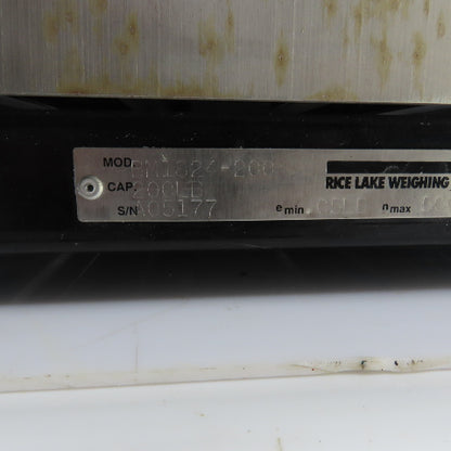Rice Lake BM1824-200 Stainless Steel Bench Scale 200LB Cap GSE 350 Indicator 1PH