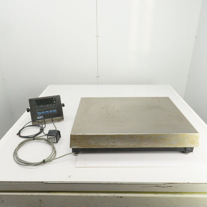 Rice Lake BM1824-200 Stainless Steel Bench Scale 200LB Cap GSE 350 Indicator 1PH