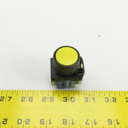 Fuji AR22FOR Momentary Contact Yellow Push Button 250V Lincoln Pulse Power 500