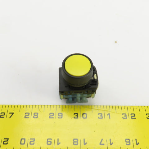 Fuji AR22FOR Momentary Contact Yellow Push Button 250V Lincoln Pulse Power 500