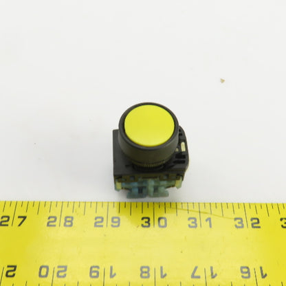 Fuji AR22FOR Momentary Contact Yellow Push Button 250V Lincoln Pulse Power 500