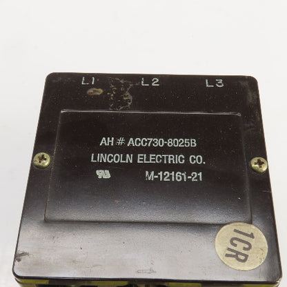 Lincoln Electric M-12161-21 AH# ACC730-8025B Contactor 120V Coil From A P.P 500