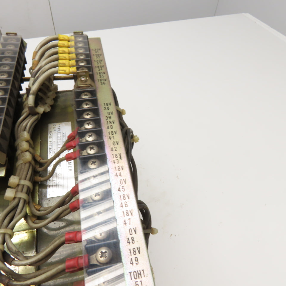 Fanuc A80L-0001-0420 6kVa Multi Tap Transformer 200-550V Pri 120/180-18V Sec