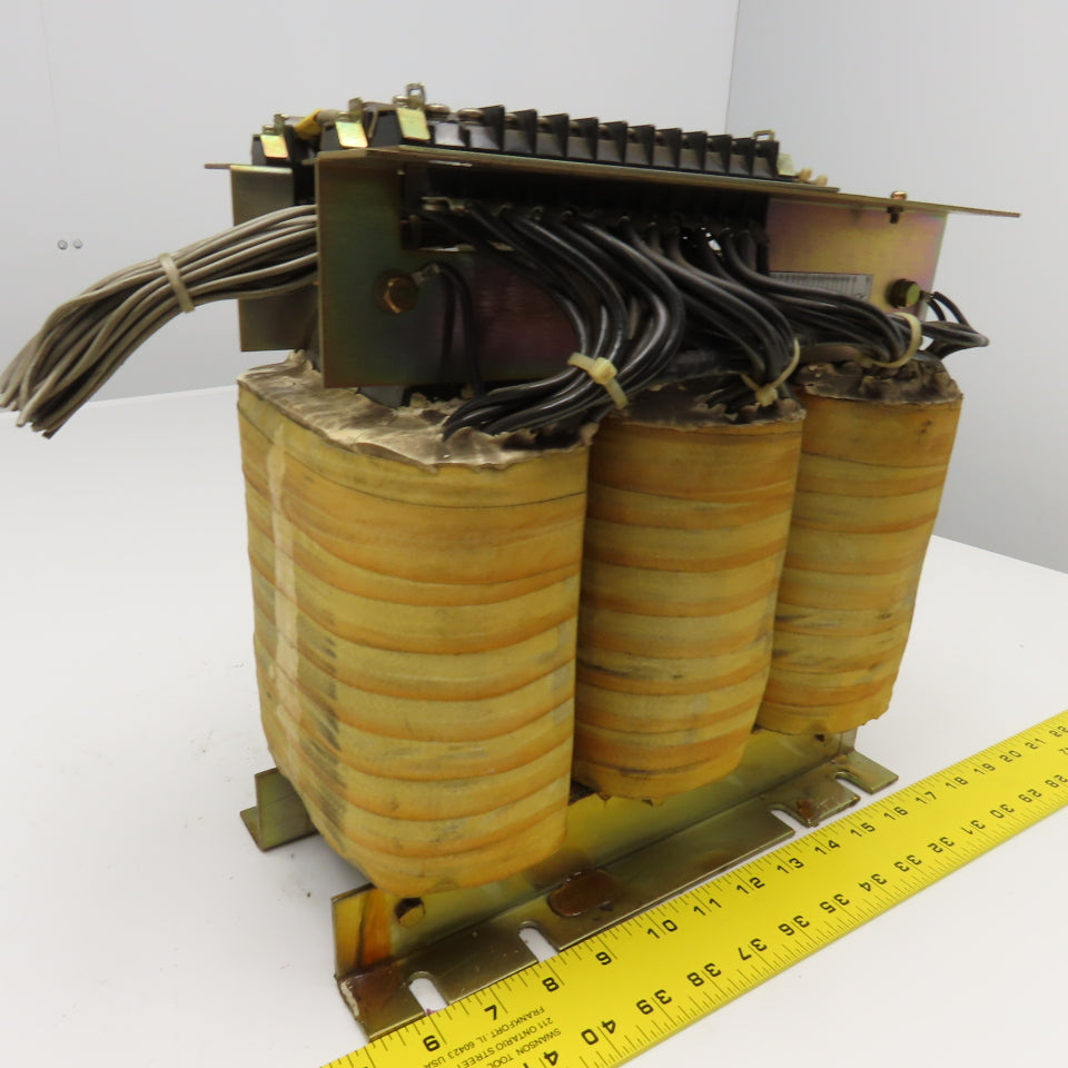 Fanuc A80L-0001-0420 6kVa Multi Tap Transformer 200-550V Pri 120/180-18V Sec