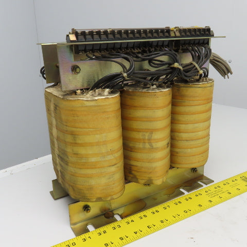 Fanuc A80L-0001-0420 6kVa Multi Tap Transformer 200-550V Pri 120/180-18V Sec