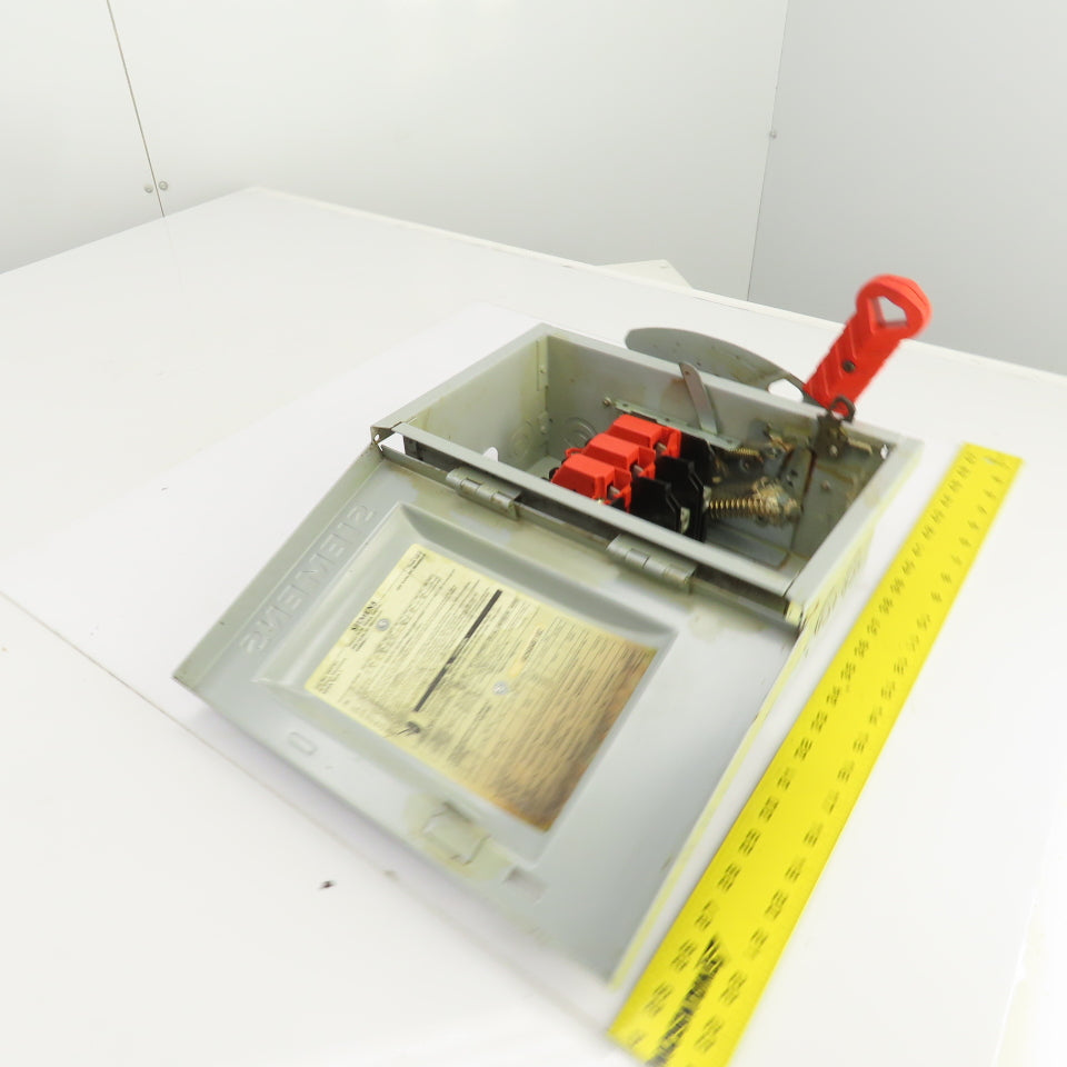 Siemens HNF361 30A Heavy Duty Safety Disconnect Switch 600VAC 3 Pole 30HP Type 1