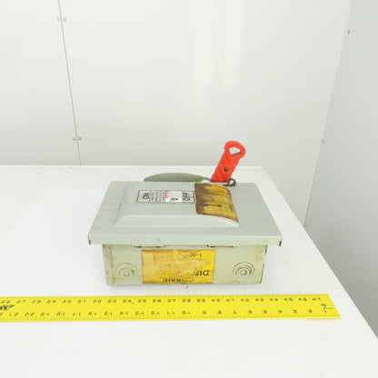 Siemens HNF361 30A Heavy Duty Safety Disconnect Switch 600VAC 3 Pole 30HP Type 1