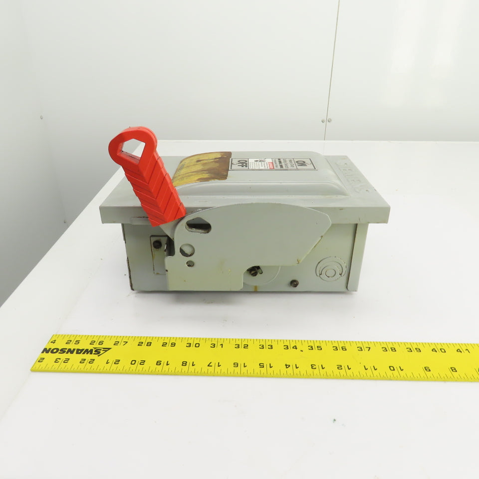 Siemens HNF361 30A Heavy Duty Safety Disconnect Switch 600VAC 3 Pole 30HP Type 1