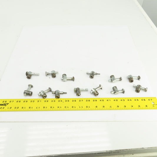80/20 Standard T-Slot Anchor Fastener 20 Series Lot Of 13