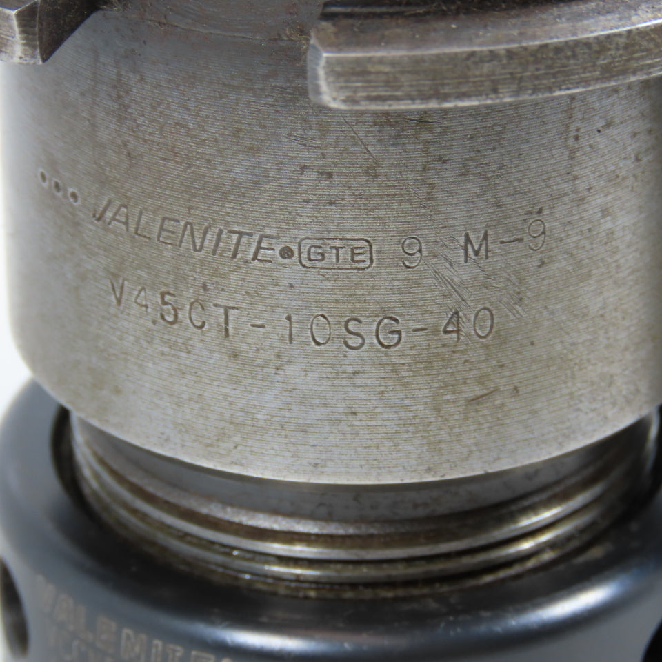 Valenite V45CT-10SG-40 CAT45 Collet Chuck Tool Holder Lot of 2