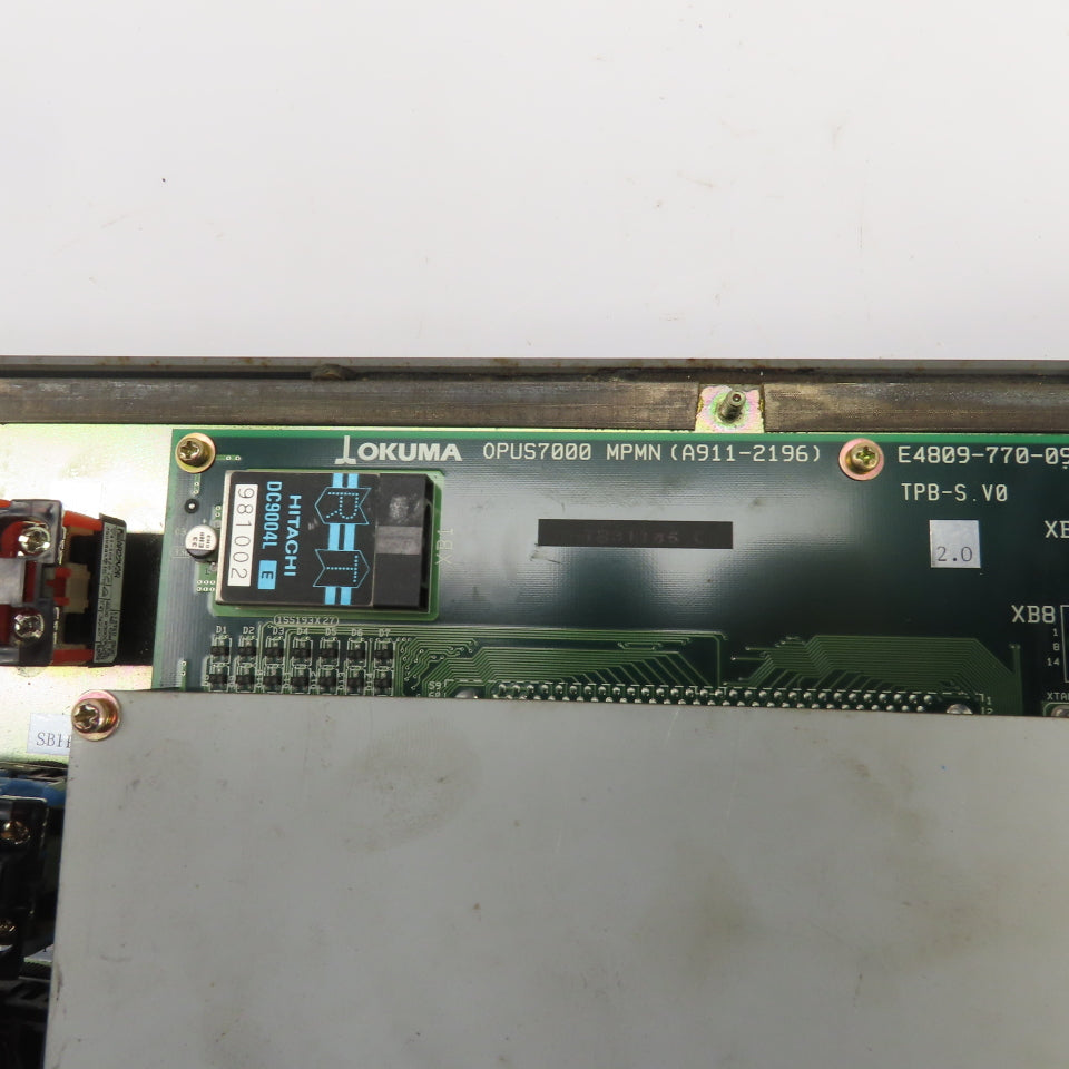 Okuma E0105-566 MPN7000 CNC Machine Operator Control Panel