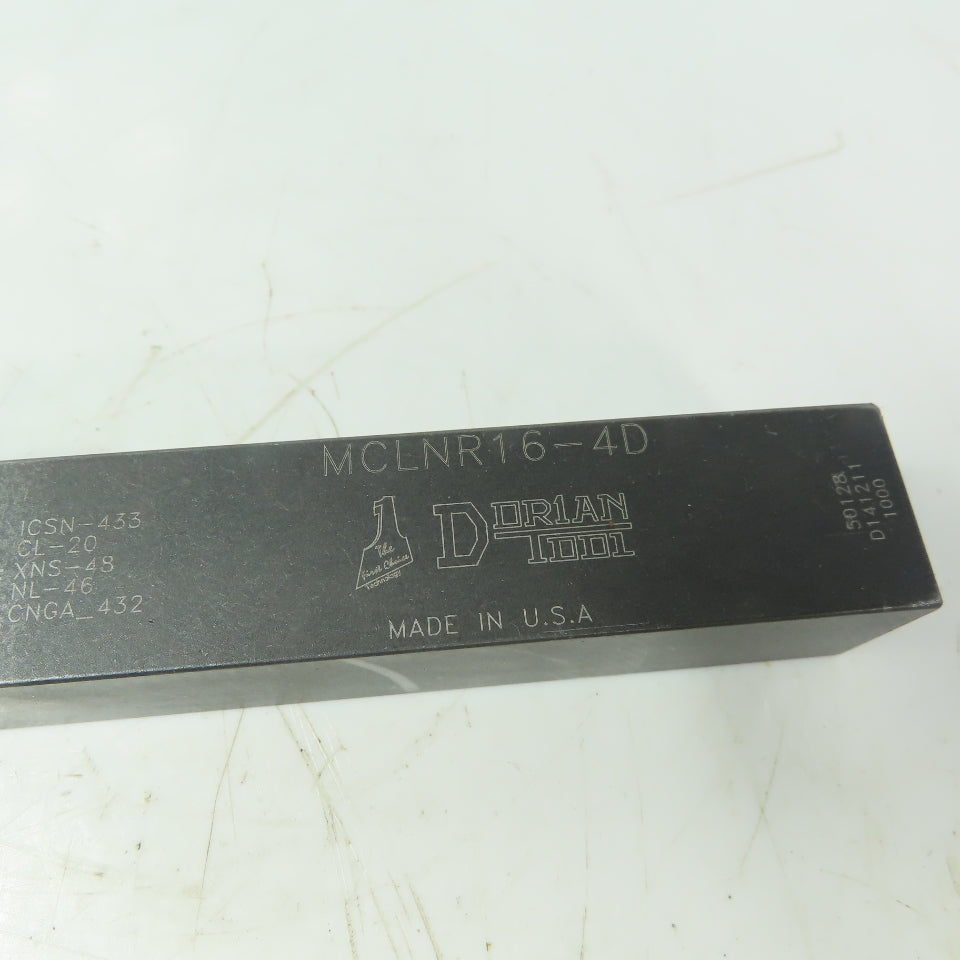 Dor1an tool MCLR16-4D Indexable Turning Tool Holder RH 1" Shank 6" OAL