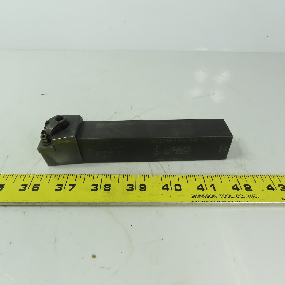 Dor1an tool MCLR16-4D Indexable Turning Tool Holder RH 1" Shank 6" OAL