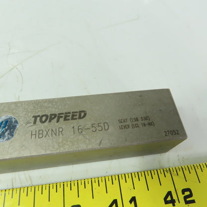 Ingersoll TopFeed HBXNR 16-55D Indexable Turning Tool Holder RH 1" Shank 6" OAL