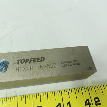 Ingersoll TopFeed HBXNR 16-55D Indexable Turning Tool Holder RH 1" Shank 6" OAL