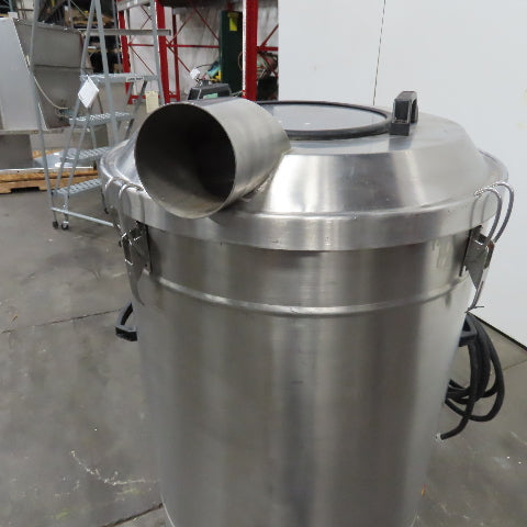 Nilfisk R305X 480V 3Ph 60Hz 2.55kW Stainless Steel Trim Vacuum 150L Capacity