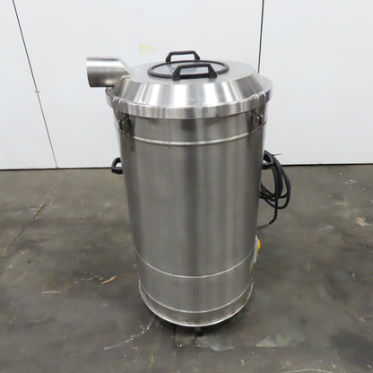 Nilfisk R305X 480V 3Ph 60Hz 2.55kW Stainless Steel Trim Vacuum 150L Capacity