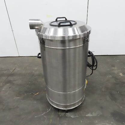 Nilfisk R305X 480V 3Ph 60Hz 2.55kW Stainless Steel Trim Vacuum 150L Capacity